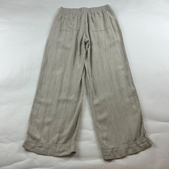 Old Navy Flax Linen Blend High Rise Wide Leg Pant S - Picture 6 of 7